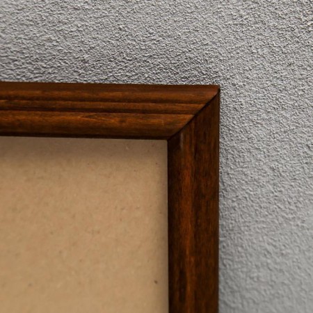 Photo frame wood 25x35 cm nut (plastic screen)-5