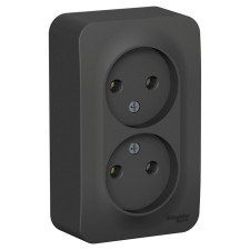 Double SE BLANCA, 16 A, 250 V, invoice, without salary, IP20, anthracite, Blnra000216
