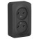 Double SE BLANCA, 16 A, 250 V, invoice, without salary, IP20, anthracite, Blnra000216