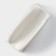 Porcelain napkin on the bamboo stand Bellatenero, 14.5 × 6.5 × 8 cm, white color