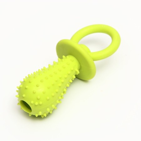 Chewing toy "Nipple", TPR, 10x3 cm, light green