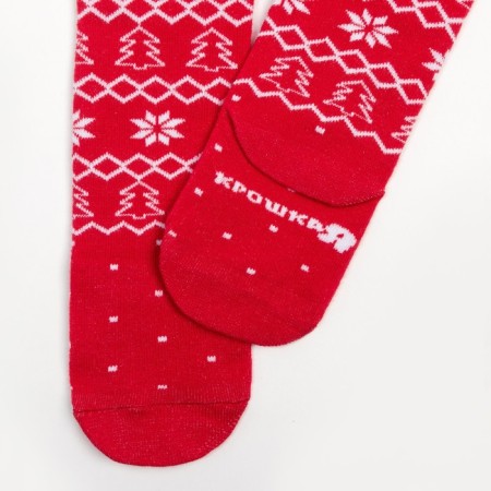Pantyhose crumb I am a "bear", red, height 62-68 cm-2