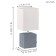 Mataro 1x40W desktop E14 Gray 13x13x30cm