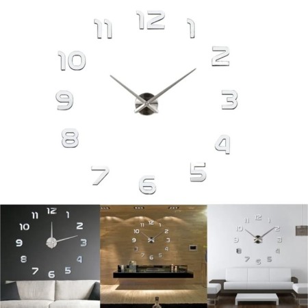 Walls Wall Interior, 3D "Akstell", silent, sticker, large, D-70 cm-3