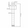 Built-in upper outline for the shower Wasserkraft A233, brass, PVD opening, matte gold