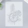 Stencil plastic "helm and palm leaves" 29.7x21 cm