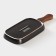 Porcelain dish for serving with bamboo handle Magistro "Galaxy", 29 × 12 × 2.2 cm, black color