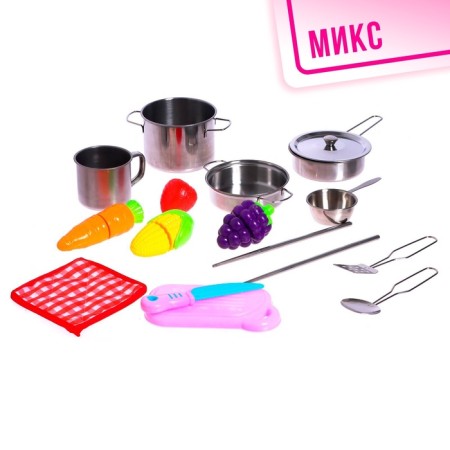 Set of metal utensils "Cook", 16 items-10