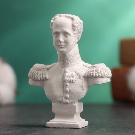 Bust "Emperor Alexander I" Bely, 5x2x6.5cm-1