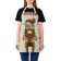 Apron kitchen with a photo print "Man in the style of steampunk", adjustable, size OS