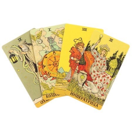 Cards "Tarot consequences", for beginners, 78 cards, card 6.6x12 cm, with instructions for a QR code-1
