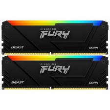 Память DDR4 2x32GB 3600MHz Kingston KF436C18BB2AK2/64 Fury Beast Black RGB RTL Gaming PC4-2   106860