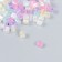 Glass beads 6/0 "Cube. Translucent. Rainbow marshmallow" 10 g