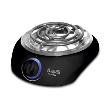 Electric tile "Carcker ES-0101", 1 burner, 1000 watts, black