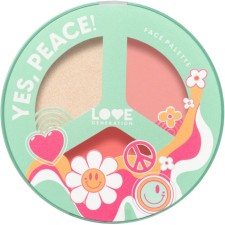 Палетка для лица Love Generation Yes, Peace!, тон 02, 9.6 г