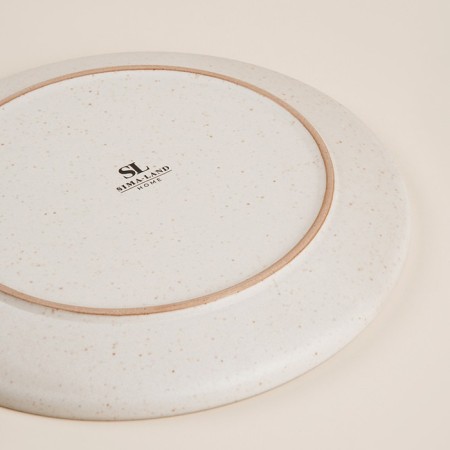 Ceramic plate SL Home "Raisia", d = 27 cm, beige color-3
