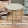 Coffee table, gray tray
