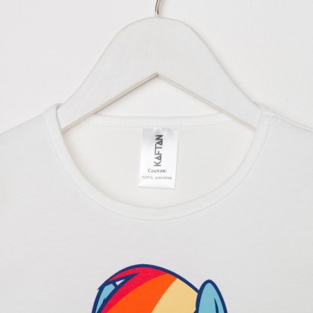 Children's T-shirt "Rainbow Dash", my little pony, height 86-92, white-4