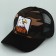 Men's cap with a grid "Eagle", Black Color, Rr. 56