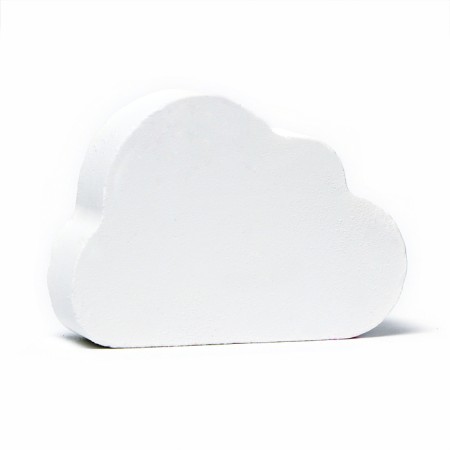 The bathtub "cloud", white, rainbow, 150 g