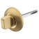 Rotary handle Fuaro BKW8 RM-SG/GP-4, matte gold/gold