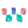 Sanding set-granter, turquoise pink