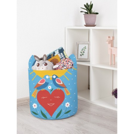 Basket for toys "Spring, size 35x35 cm