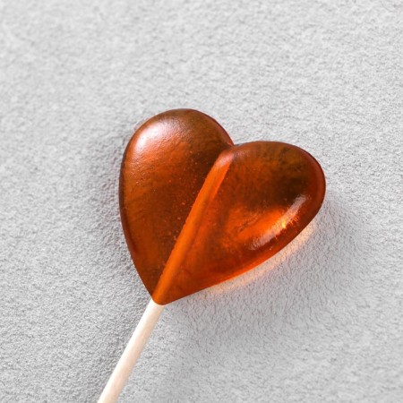 Caramel Lollice "Heart" strawberries, 14 g-2