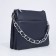 Bag Cross-Bodi with a zipper, blue color