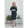 Female dress, size 46, black color