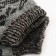 Male wool socks, gray color, size 27