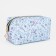 Cosmetic bag with lightning, blue color