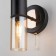 Bra Tesoro, 1x40W E14, black color, gold