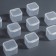 Organizer for decor, 56 cells, 21 × 17.2 × 2.5/2.5 × 2.5 × 2 cm, the color is transparent
