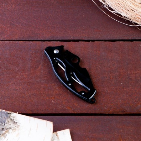 Feet of Folding Black Raven, Blade 6 cm-3