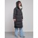 Coat insulated winter female, size 46, black color