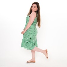 Sarafan female, menthol color, size 50