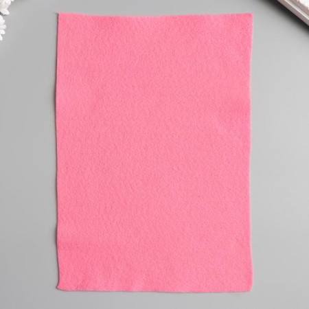 Soft felt "pink" 1 mm (set of 10 sheets) A4 format format-1