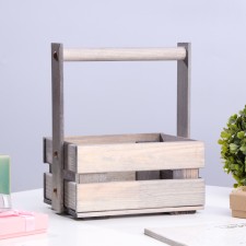 Box, 23x14x9/23 cm, spruce