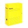 Archive box with A4 Calligrata valve, 100 mm, microgofrotcard, up to 900 sheets, yellow