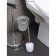 Standing with three toilet accessories, 80 cm, chromium color