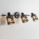 Sconces Citilux "Hesse" CL536635, 53x10 cm, 3x60W, E14, brown color