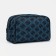 Cosmetic bag with lightning, dark blue color