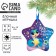 Christmas tree toy New Year's luminous “all dreams will come true”, for the New Year, 12 x 12 cm
