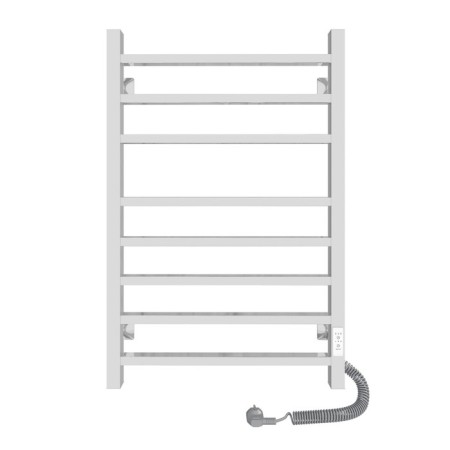 The electric heated towelputor "Sanprise" Quadro P8, 500x800 mm, right, chrome