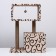 Cat House with Cube Cube, Mesonin and Toy, 60 x 35 x 85 cm, Mix of Flowers