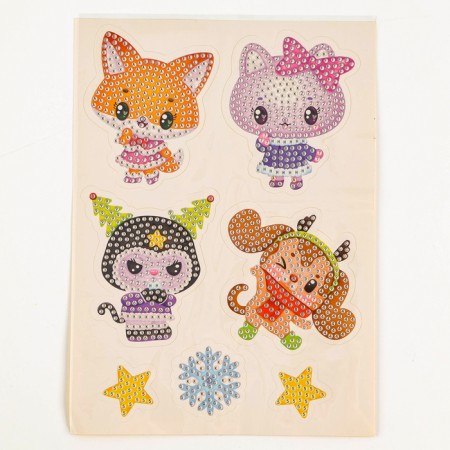 Diamond mosaic-sticker "Cute Beasts"-3