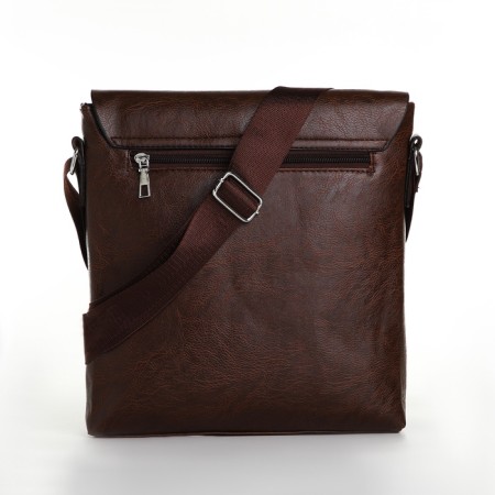 Male bag, brown color-2