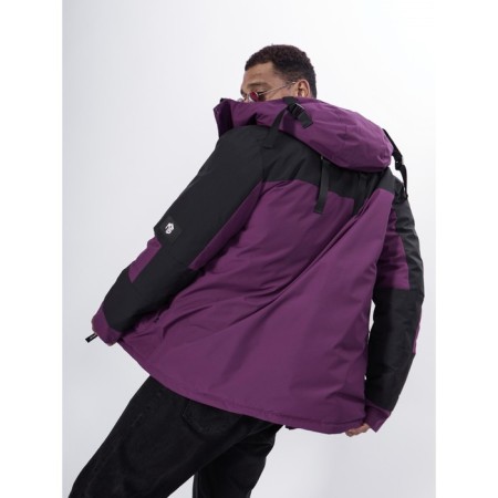 Ski jacket men, size 54, purple color-18