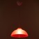 Bayerlux 2211/1 1x15W E27 chandelier is red d = 29 cm, h = 60 cm